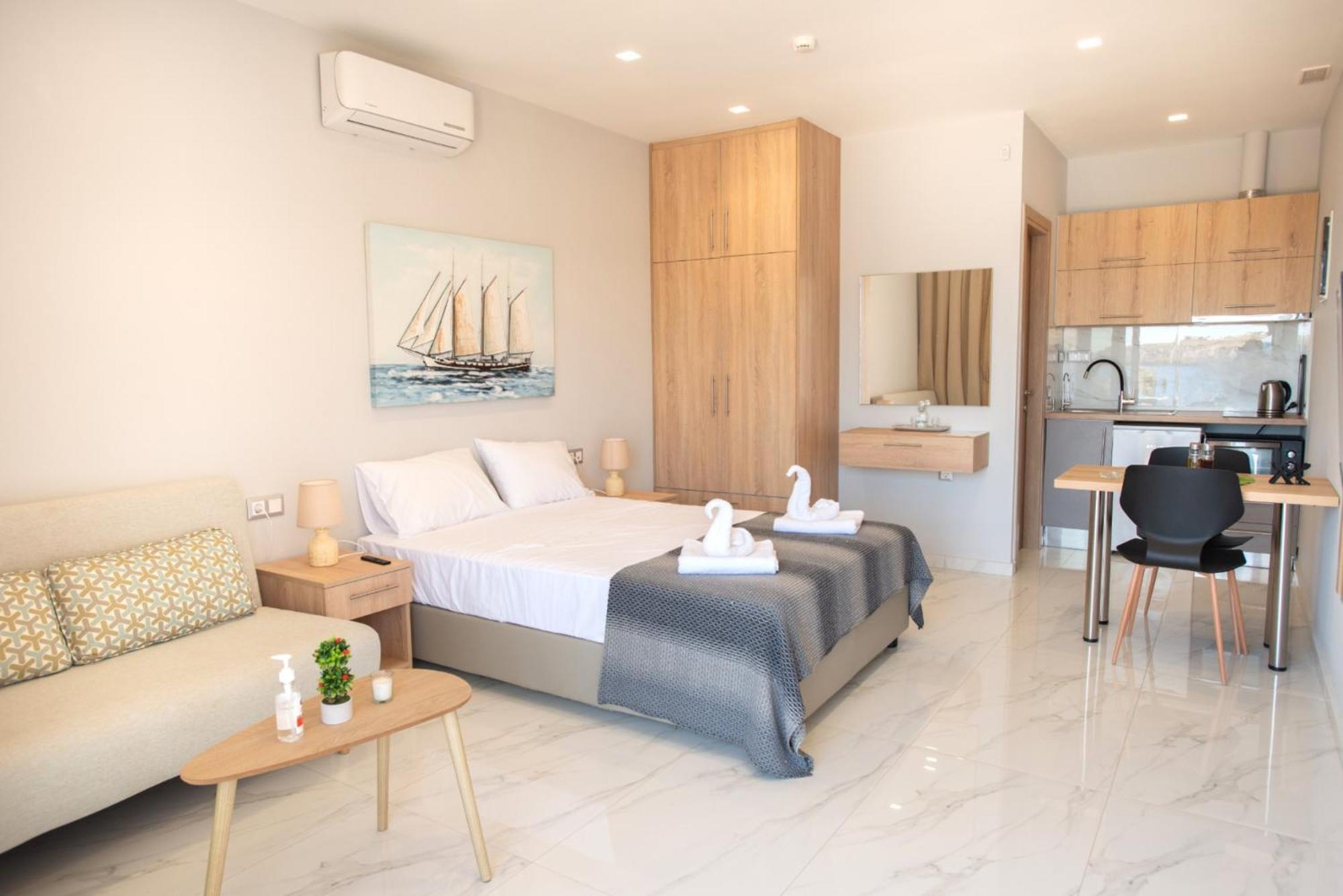 Beachfront Studio Kyma West ~ Crete'S Hidden Gem Kaloi Limenes Exterior photo
